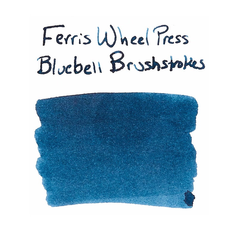 Ferris Wheel Press Bluebell Brushstrokes – Ink Sample