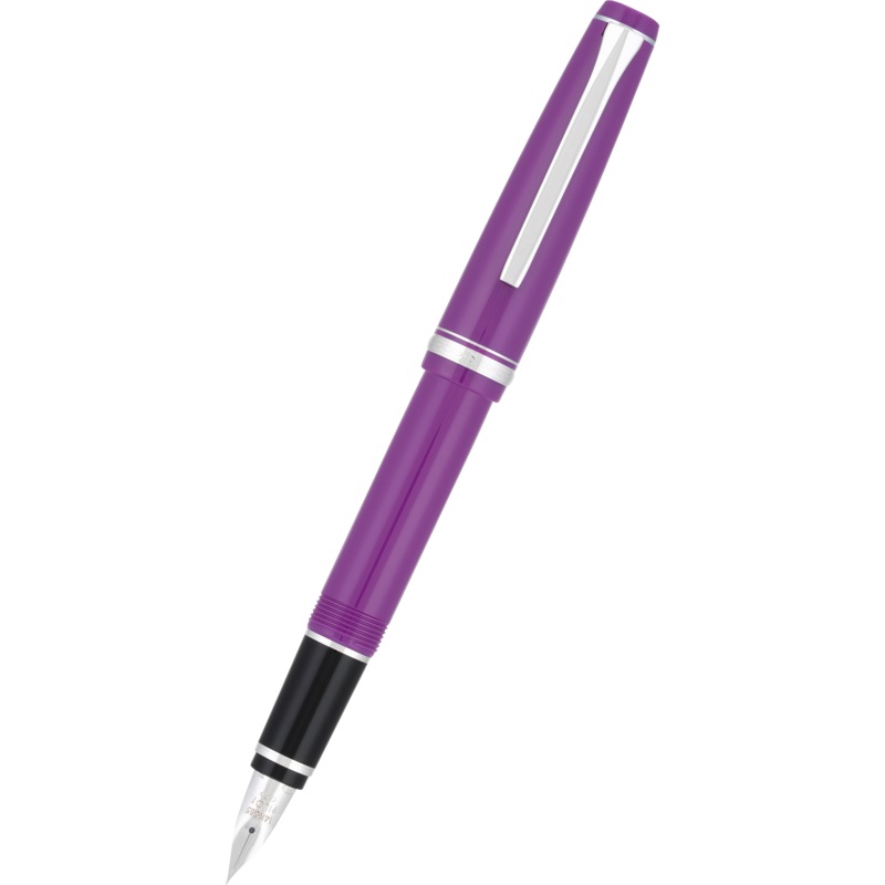 Pilot Falcon Fountain Pen – Plum Purple – Rhodium Trim Extra Fine