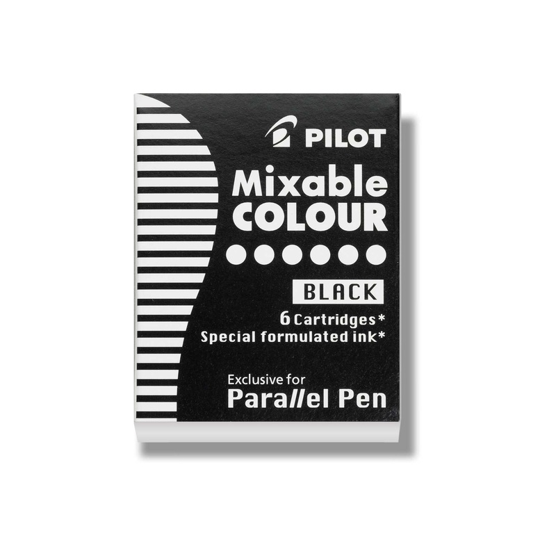Pilot Mixable Cartridges- Black 6-Pack Cartridges