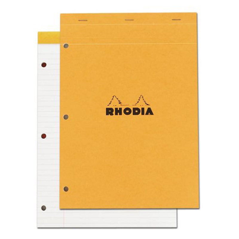 Rhodia #18 Classic Staplebound Notebook – Orange Blank