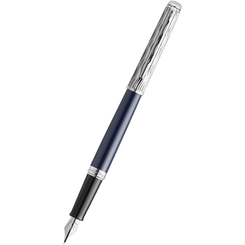 Waterman Hemisphere L’Essence du Bleu Fountain Pen – Metal & Blue Fine