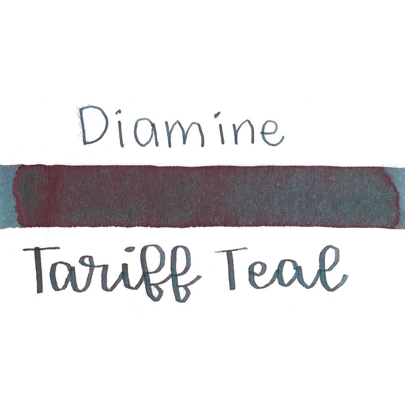Diamine 160th Anniversary Tariff Teal 75ml Bottle