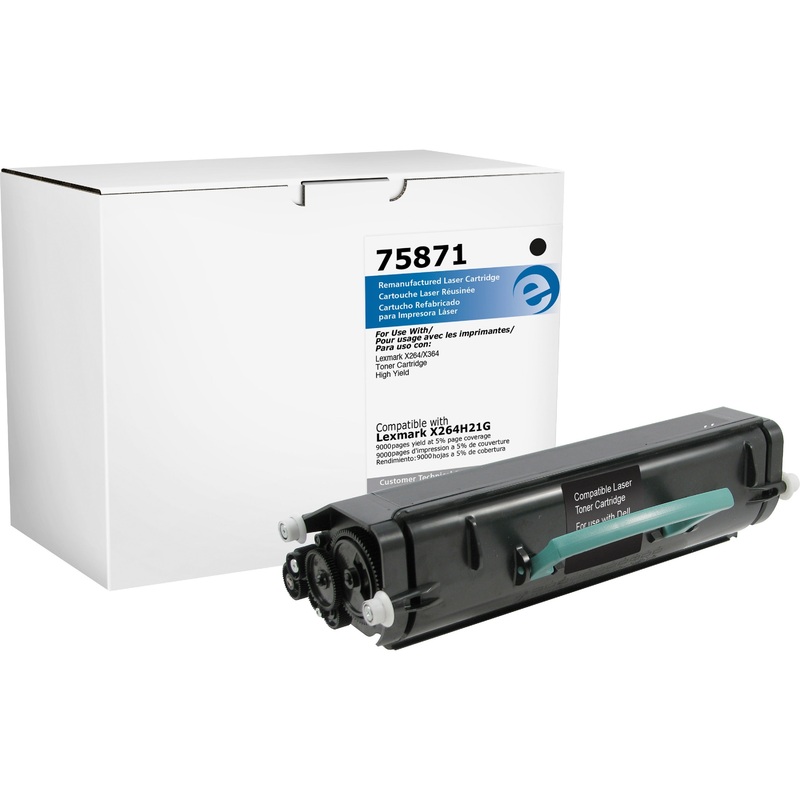 Elite Image Remanufactured High Yield Laser Toner Cartridge X264H21A – Black – 1 Each – 9000 Pages
