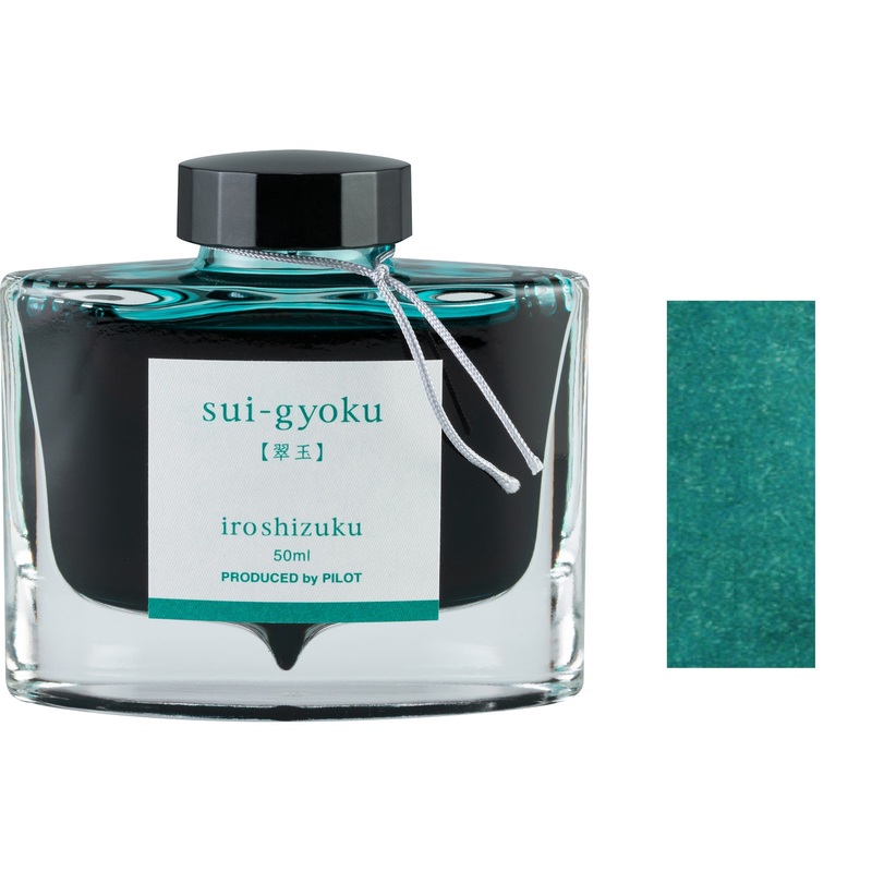 Pilot Iroshizuku Fountain Pen Ink Bottle, 50ml, Sui-gyoku