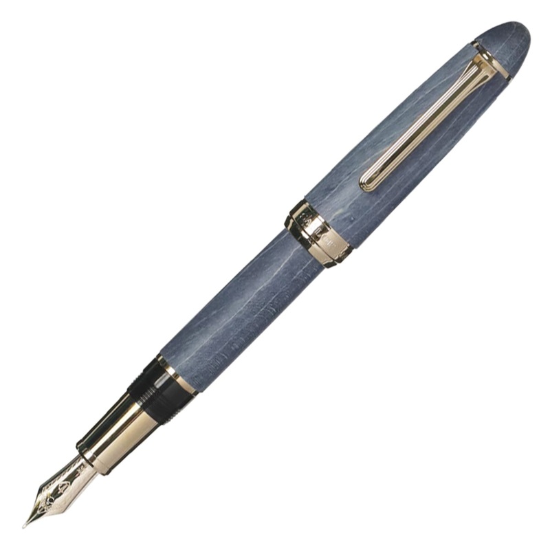 Sailor 1911L Hard Maple Fountain Pen – Indigo GT Medium Fine
