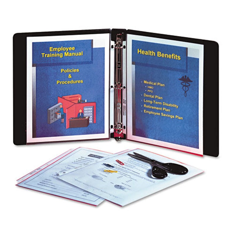 Top-Load Poly Sheet Protectors, Economy Gauge, Letter (box of 100) Clear