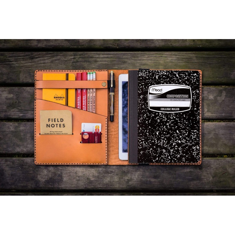 Composition Notebook Cover With iPad Pocket – Orange