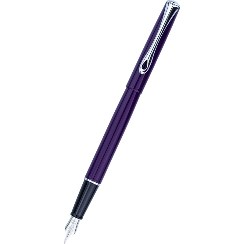 Diplomat Traveller Fountain Pen – Deep Purple Fine