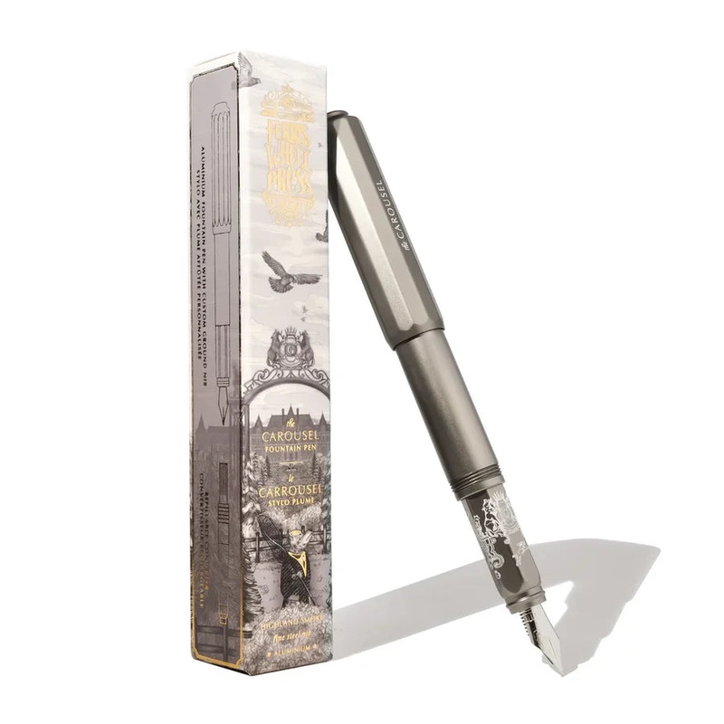 Ferris Wheel Press The Carousel Aluminum Fountain Pen – Highland Smoke Fine