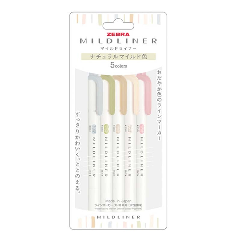 Mildliner – Natural Colour Set