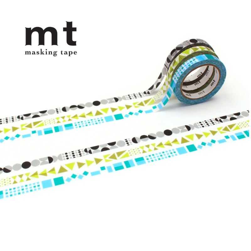 MT Slim Deco Washi Tape – Geometric