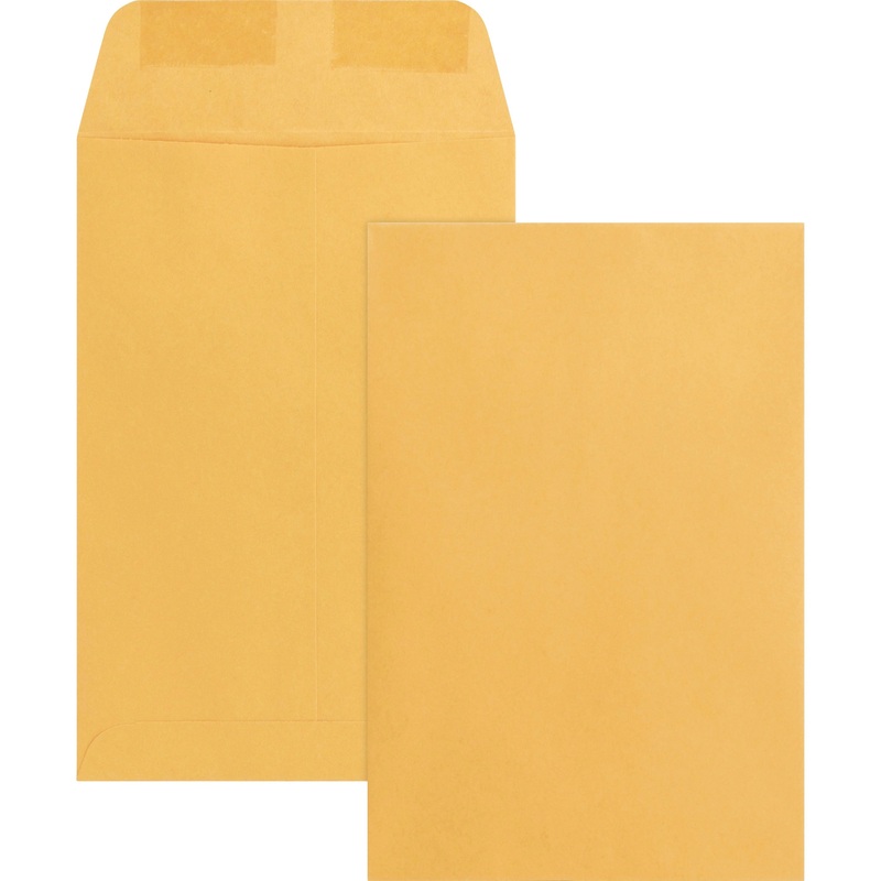 Business Source Durable Kraft Catalog Envelopes – Catalog – 6″ Width x 9″ Length – 24 lb – Gummed – Kraft – Kraft – 500 / Box