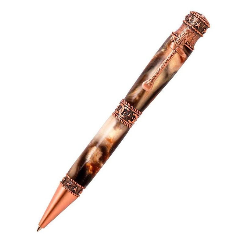 Cowboy Ballpoint Pen Kits Antique Copper