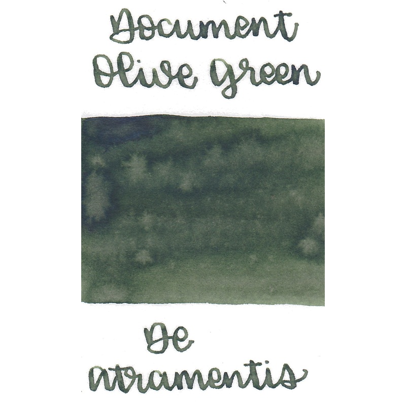 De Atramentis Document Ink Olive Green 45ml Bottle