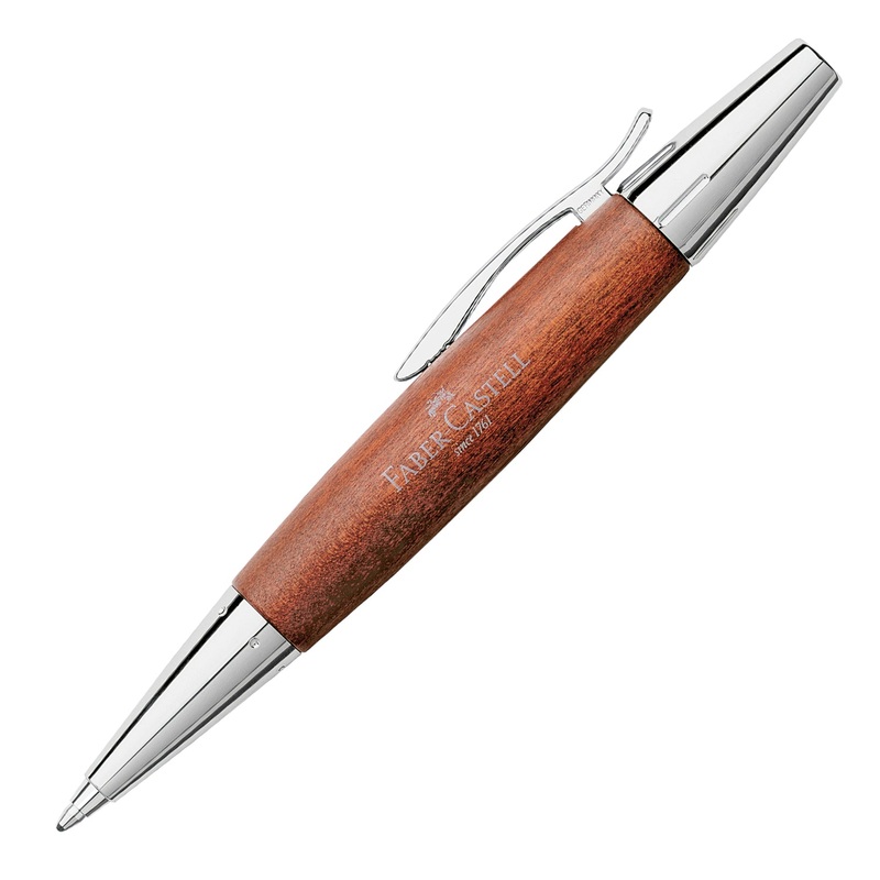 Faber-Castell E-motion Ball Pen – Pearwood Reddish Brown CT