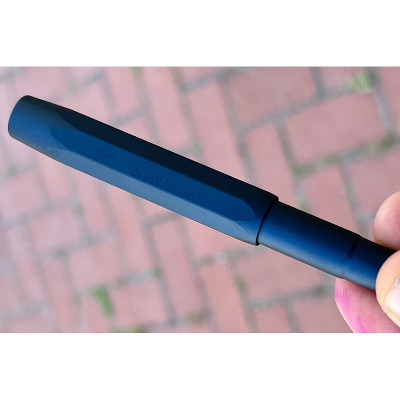 Kaweco AL-Sport Akkerman Eclipse Blue Fountain Pen Extra Fine