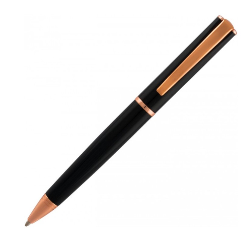 Monteverde Impressa Black with Rose Gold Trim, Ballpoint Pen