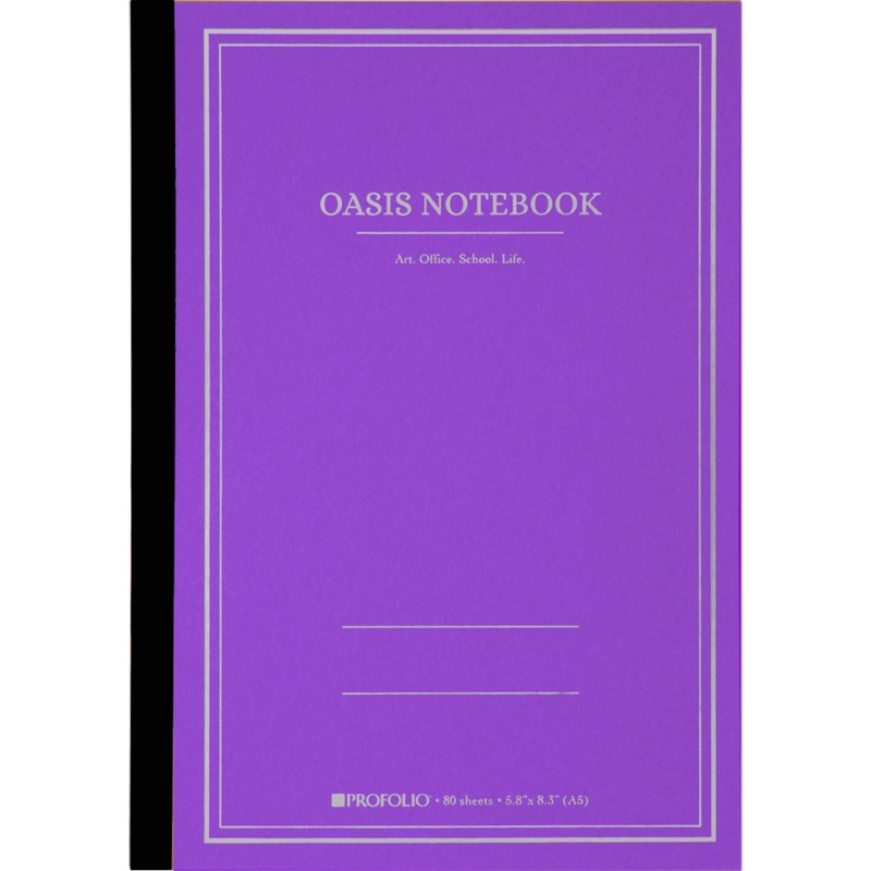 Oasis ProFolio Notebook – Purple – Medium – A5