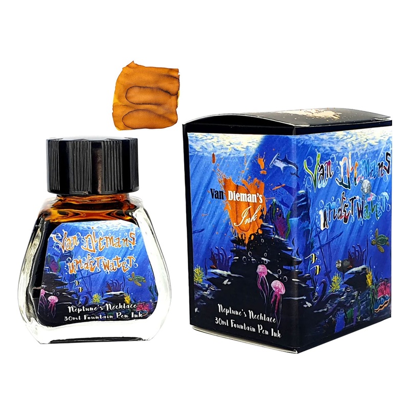 Van Dieman’s Underwater Ink Bottle, Neptunes Necklace – 30ml
