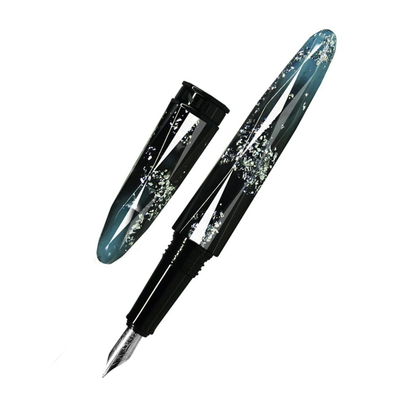 Benu Briolette Fountain Pen – Luminous Blue Extra Fine