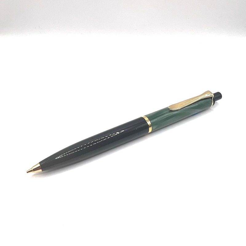 Pelikan D200 Mechanical Pencil (0.7mm) – Marbled Green Cap/Black Barrel