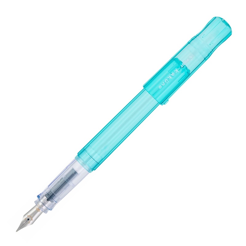 Pilot Kakuno Fountain Pen in Translucent Aqua Medium
