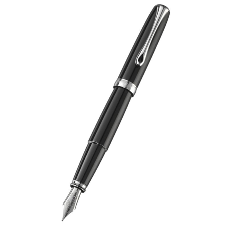 Diplomat Excellence A2 Fountain Pen – Black Lacquer Extra-Fine