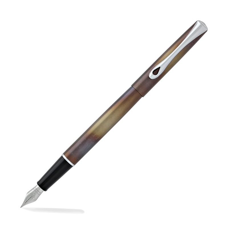 Diplomat Traveller Fountain Pen in Flame Medium