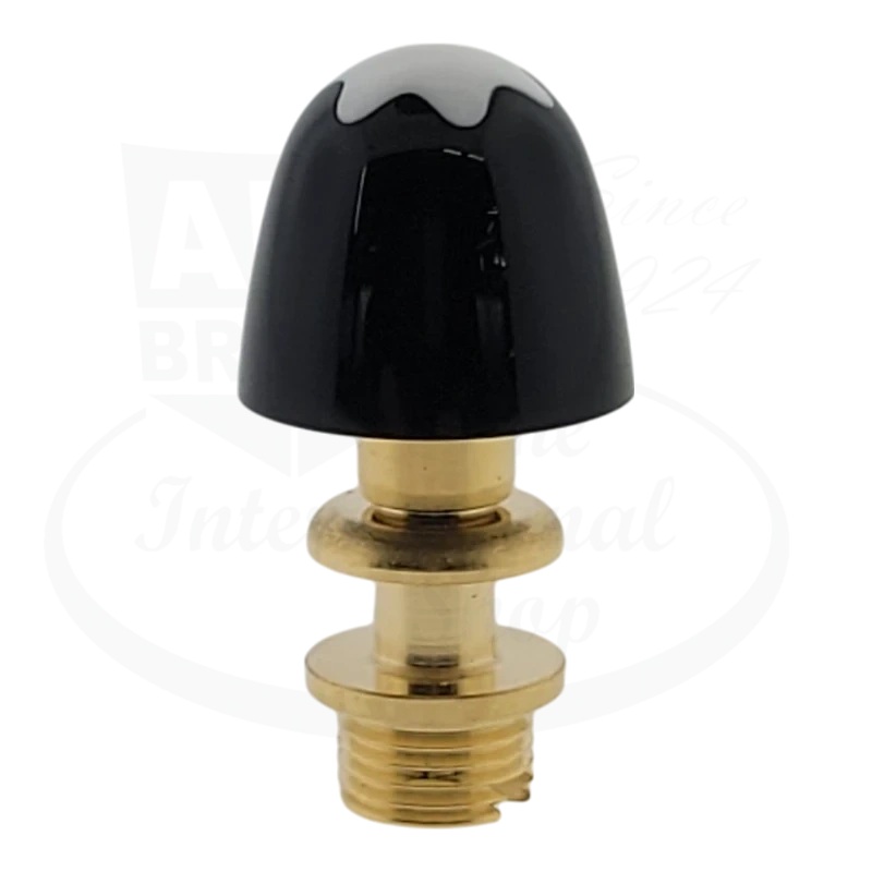 Montblanc Meisterstuck Black & Platinum Midsize Ballpoint Pen Snowflake Cap Tip