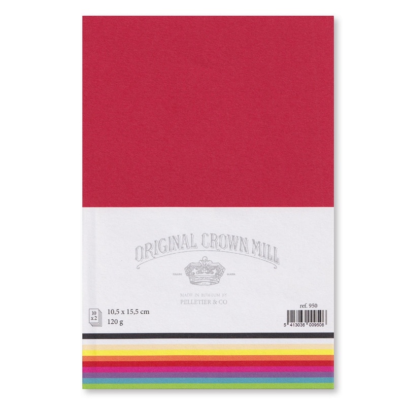 Original Crown Mill Color Vellum Mixed Sheets 4×6″