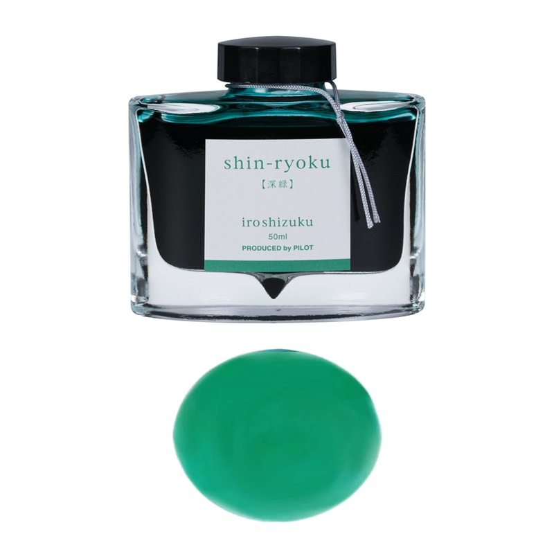 Pilot Iroshizuku 50ml Bottled Ink –  Shin-ryoku Shin-ryoku