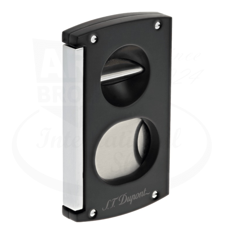 S.T. Dupont Double Blade Black Cigar Cutter, 003419