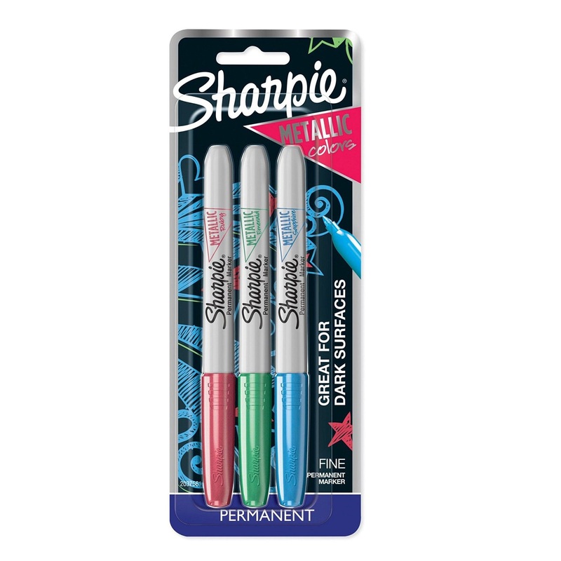 Sharpie Fine Metallic Markers Set of 3