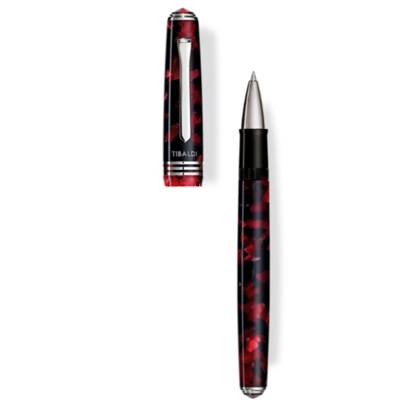 Tibaldi N60 Ruby Red Resin Rollerball Pen