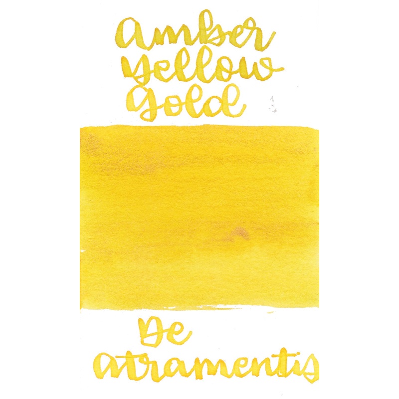 De Atramentis Pearlescent Amber Yellow Gold 45ml Bottle