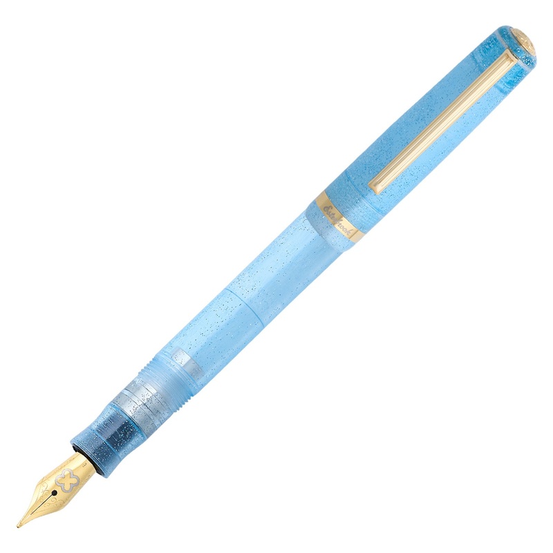 Esterbrook JR Pocket Fountain Pen – Twinkle Ice Blue GT (Limited Edition) Extra Fine