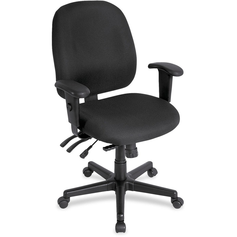 Eurotech 498SL Task Chair – Black Seat Color – 5-star Base – 1 Each