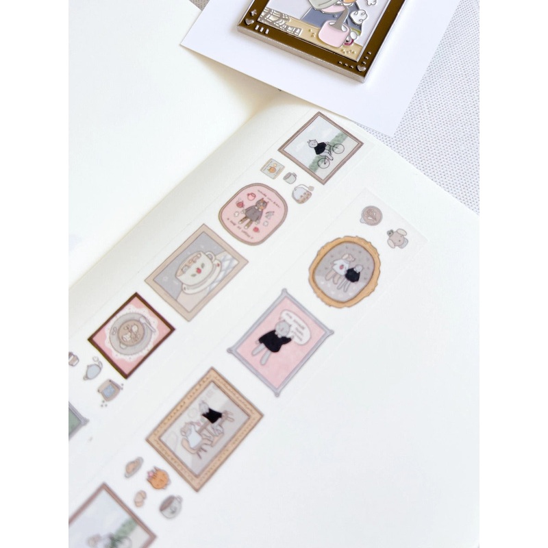 Kuboandlucy Stationery Co. – Dana Ate Oatmeal Saturday at the Cafe Washi Tape