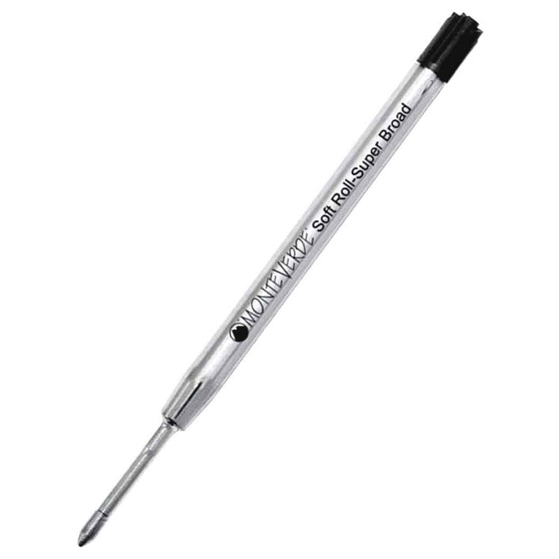 Monteverde Ballpoint Refills To Fit Parker – Superbroad – Black (Bulk)
