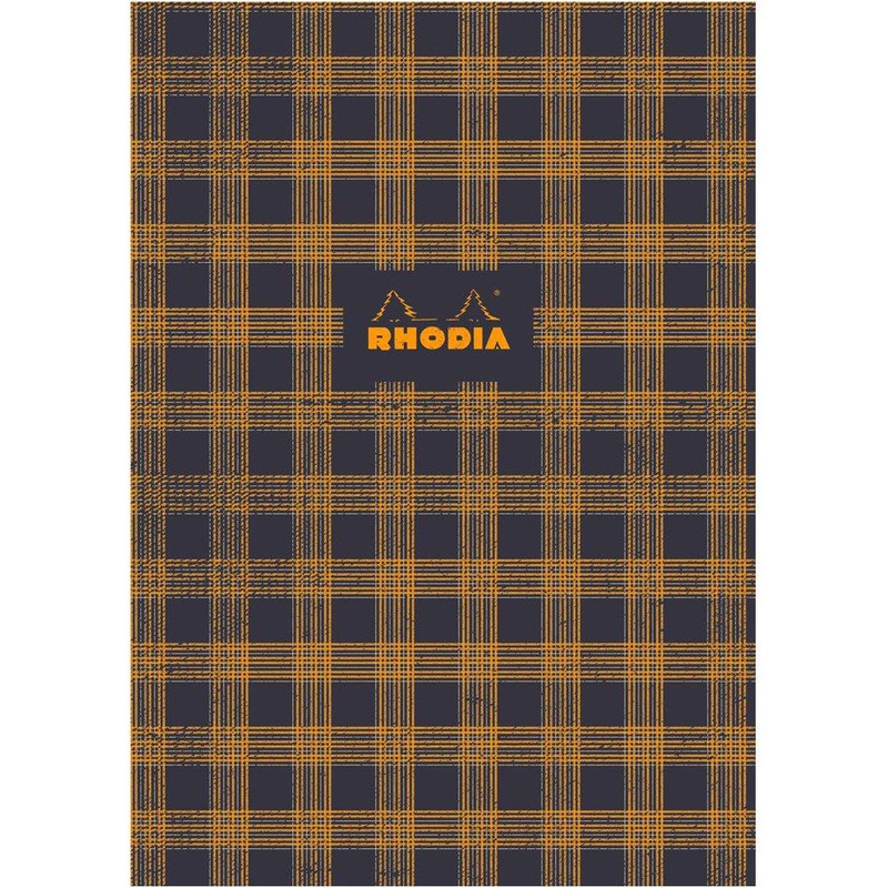 Rhodia Heritage Sewn Spine Notebook – Tartan Lined – Limited Edition (9.75″ x 7.5″)