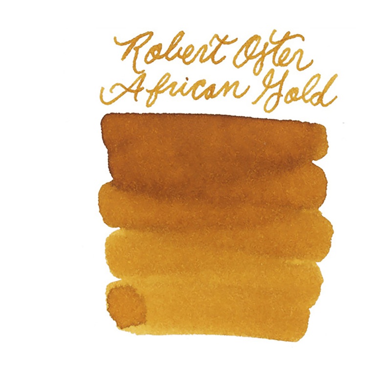 Robert Oster African Gold – Ink Sample