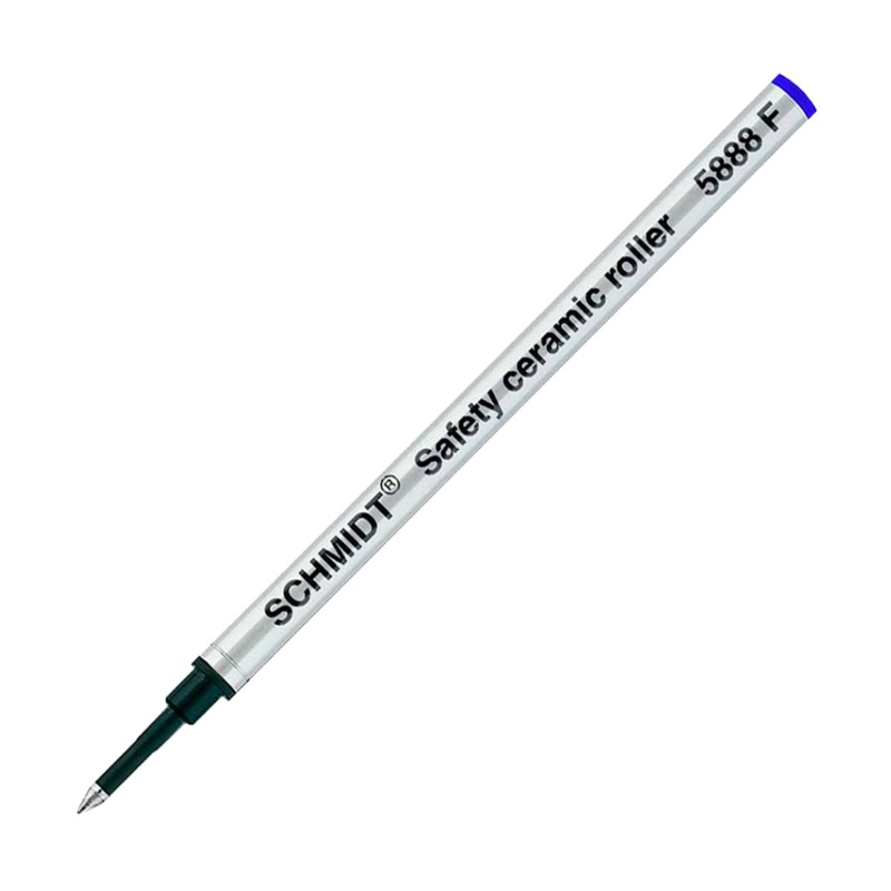 Schmidt 5888 Metal Rollerball Refills – Blue Fine (.6mm)