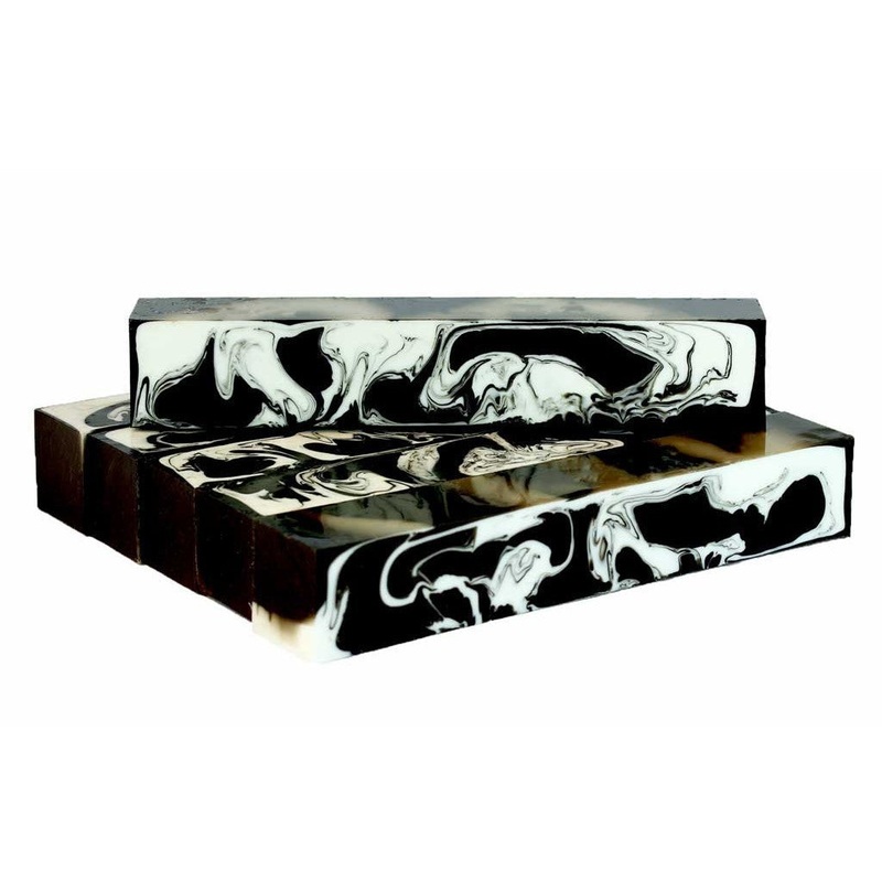 Simply Black & White Alumilite Pen Blank