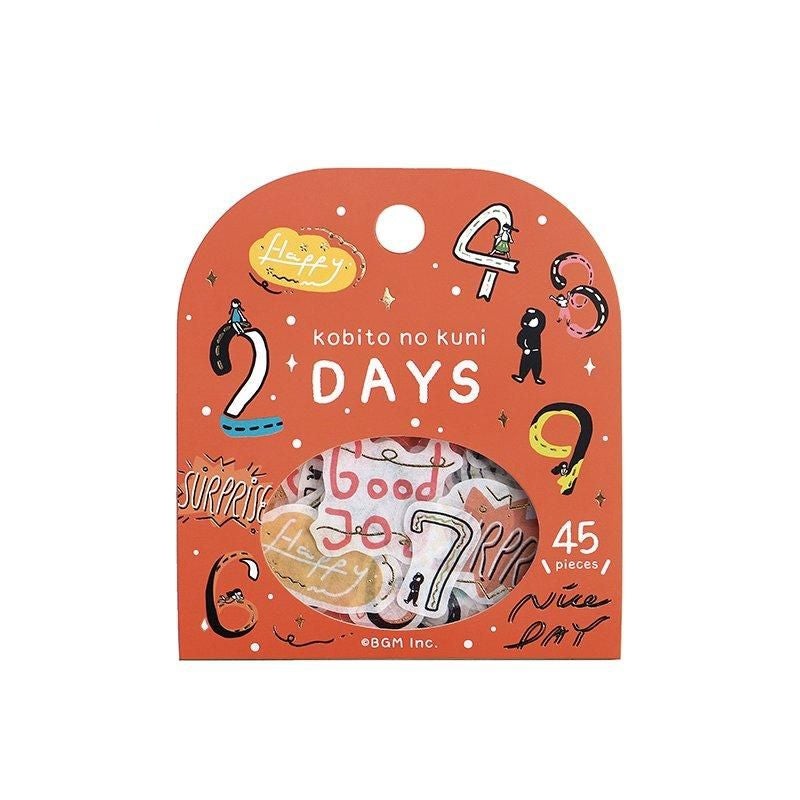 BGM Planner Sticker Flakes – Kobito no Kuni – Days