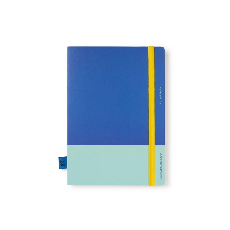 Bright Bound Notebook A5 Ruled Blue and Sky