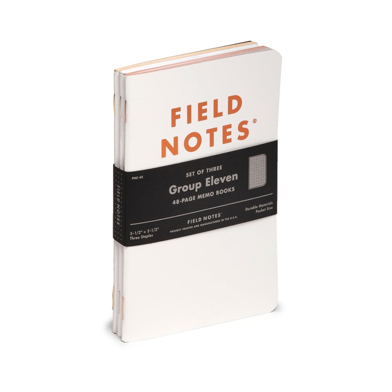 Field Notes, Group Eleven Memo Books – Set of 3
