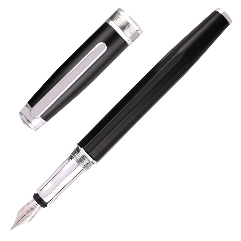 Intellio Mystique Fountain Pen – Matte Black CT Fine
