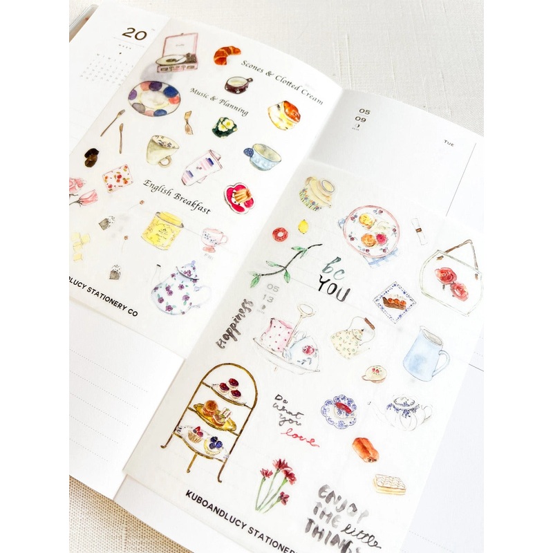 Kuboandlucy Stationery Co. – Tea Party Sticker