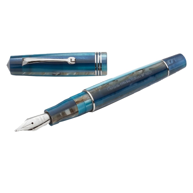 Leonardo Momento Zero Fountain Pen – Blue Hawaii CT Medium