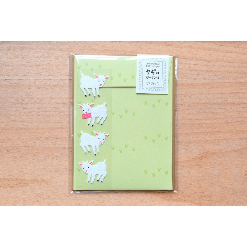 Mini Letter Set with Goat Stickers
